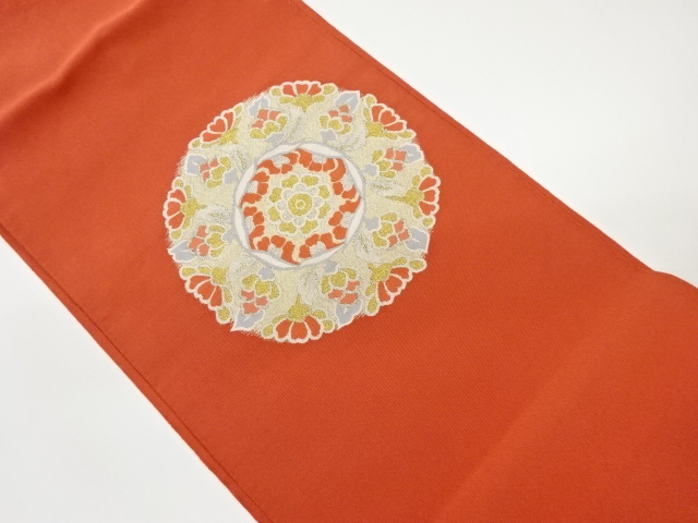 綴れ華紋模様織出し名古屋帯